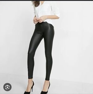 Legging Express Noir Imprimé Fleuri – Taille XS – Femme – Polyester/élasthanne – Neuf Sans étiquette